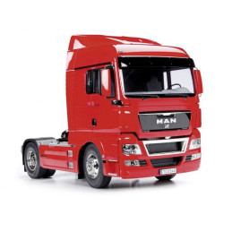 CAMION RC MAN TGX ESCALA 1/14 RED Pr painted EDITION - TAMIYA 56332 KIT