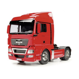 CAMION RC MAN TGX ESCALA 1/14 RED Pr painted EDITION - TAMIYA 56332 KIT