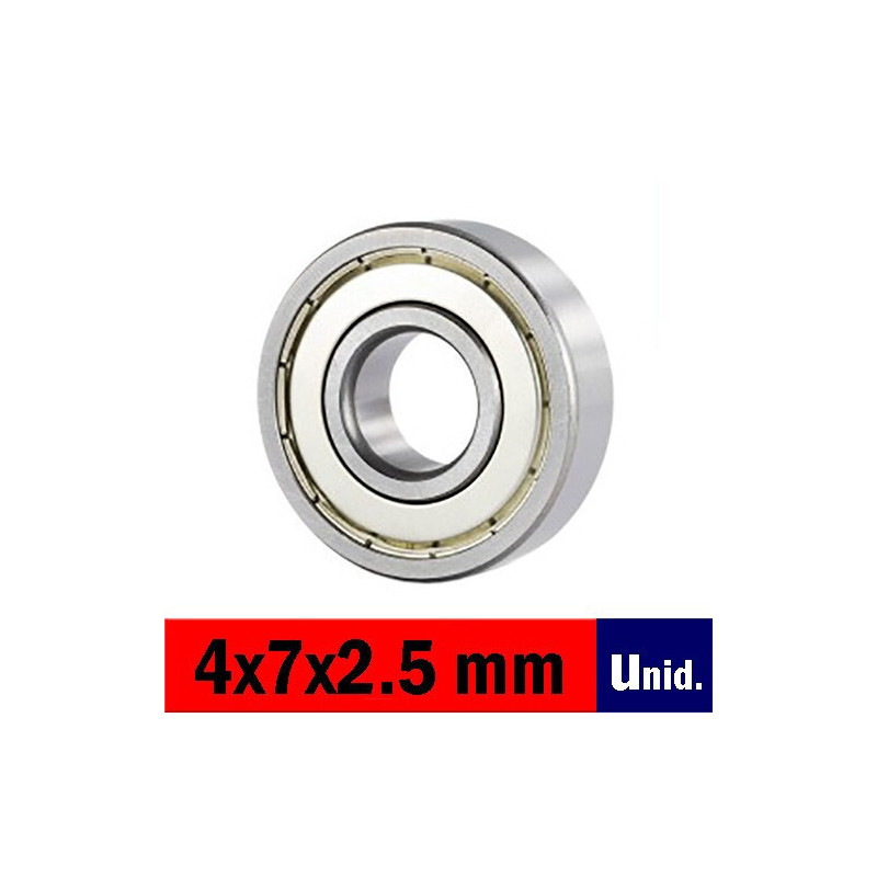 RODAMIENTO abec3 2Z  (3x8x3 mm) unidad