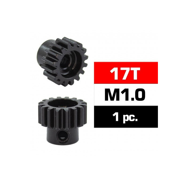 PIÑON M1.0 17T HSS DIAMETRO 5mm PIÑON M1.0 17T HSS DIAMETRO 5mm