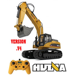 EXCAVADORA HUINA 1580 1/14 METALICA 2,4GHZ PROFESIONAL