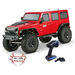 COCHE CRAWLER ROCK CRUISER 1/10 RGT86100-R 4X4 WATERPROOF ROJO RTR