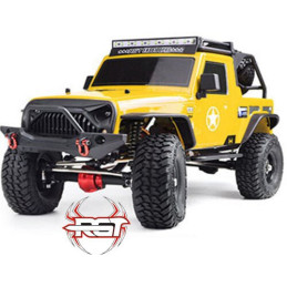 COCHE CRAWLER PRO 1/10 RGT86100PRO-Y WATERPROOF 4X4 AMARILLO KIT