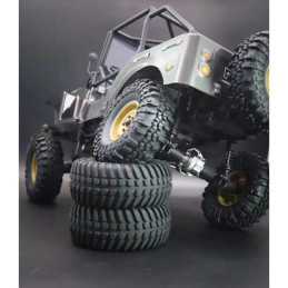 COCHE CRAWLER REALISTIC JEEP 1/10 RGT86010JK-DG WATERPROOF 4X4 GRIS OSCURO RTR