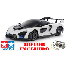 MCLAREN SENNA RADIO CONTROL EN KIT - ESCALA 1/10 - CHASIS TT-02 - TAMIYA 58711
