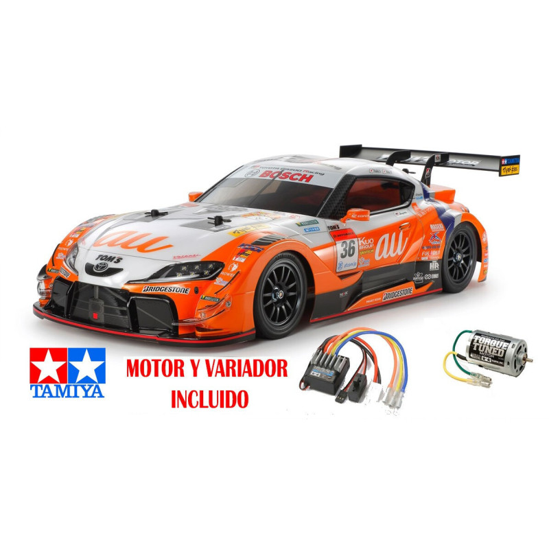 TOYOTA SUPRA GR TOMS RADIO CONTROL EN KIT - ESCALA 1/10 - CHASIS TT-02 - TAMIYA 58703 TOYOTA SUPRA GR TOMS RADIO CONTROL EN KIT - ESCALA 1/10 - CHASIS TT-02 - TAMIYA 58703