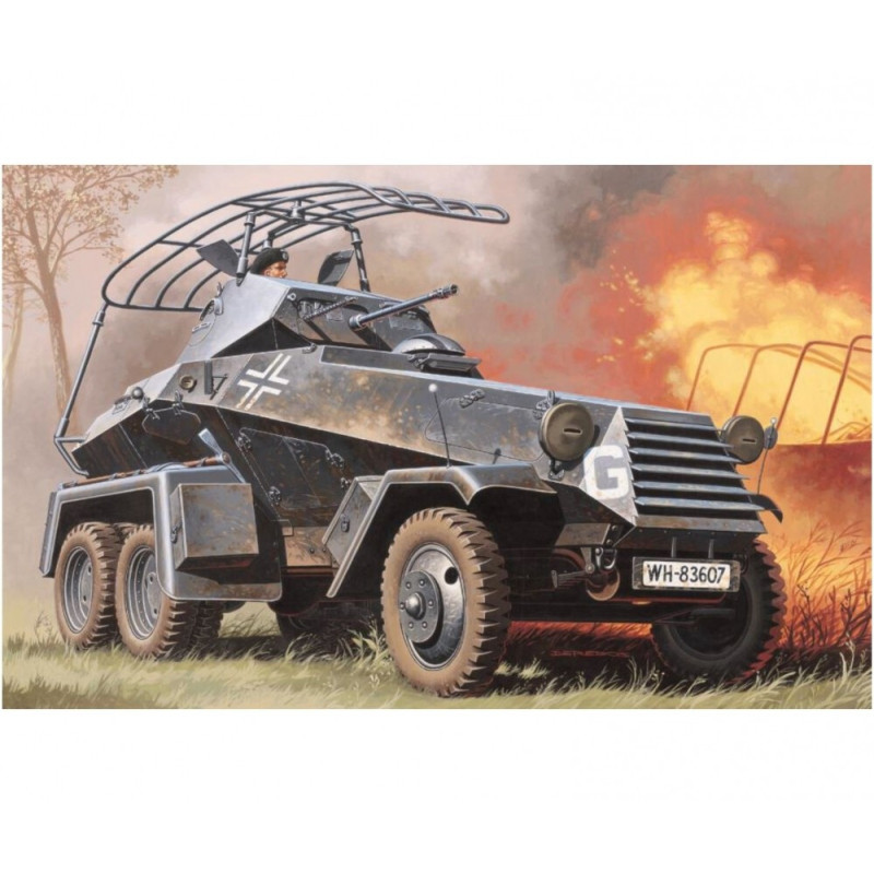 VEHICULO BLINDADO Sd.Kfz.232 6 RAD -Escala 1/35- Italeri 6433 VEHICULO BLINDADO Sd.Kfz.232 6 RAD -Escala 1/35- Italeri 6433