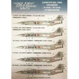 CALCAS F-104 G / TF-104 G (TORREJON) 1/48 - Series Españolas SE2348