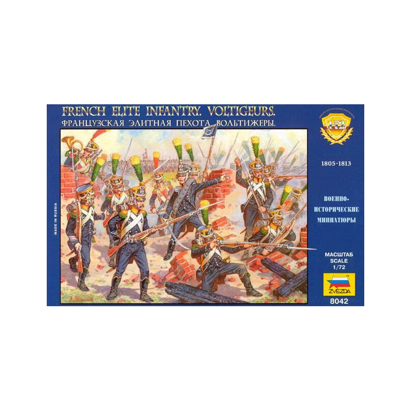 INFANTERIA DE ELITE FRANCESA VOLTIGEUR (1805 - 1813) -Escala 1/72- Zvezda 8042