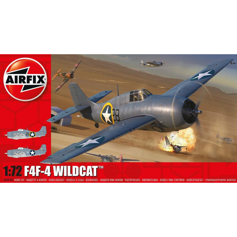 GRUMMAN F4F-4 WILDCAT -Escala 1/72- Airfix A02070 GRUMMAN F4F-4 WILDCAT -Escala 1/72- Airfix A02070