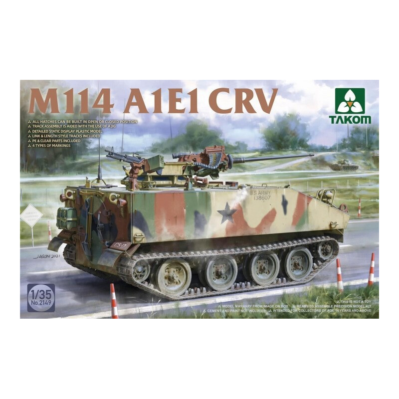 TRANSPORTE DE TROPAS M-114 a1e1 (A2) -Escala 1/35- Takom 2149 TRANSPORTE DE TROPAS M-114 a1e1 (A2) -Escala 1/35- Takom 2149
