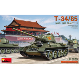 CARRO DE COMBATE T-34/85 Mod. 1945 Plant. 112 -1/35- MiniArt 37091