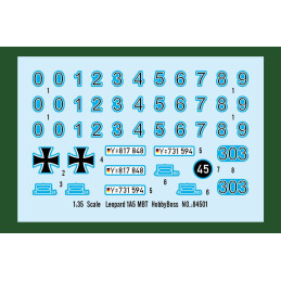 CARRO DE COMATE LEOPARD 1 A5 -Escala 1/35- Hobby Boss 84501