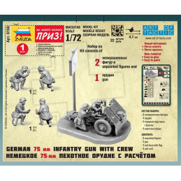 OBUS DE INFANTERIA (75 mm) -Escala 1/72- Zvezda 6156