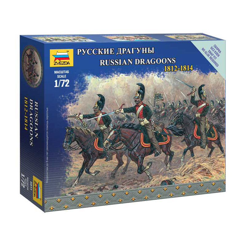 DRAGONES RUSOS (1812-1814) -Escala 1/72- Zvezda 6811 DRAGONES RUSOS (1812-1814) -Escala 1/72- Zvezda 6811