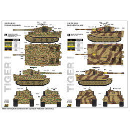 CARRO DE COMBATE Sd.Kfz. 181 Ausf.E (Late) TIGER I -Escala 1/35- Trumpeter 09540