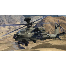 BOEING AH-64D APACHE BRITISH ARMY AFGHANISTAN - ESCALA 1/72 - ACADEMY 12537