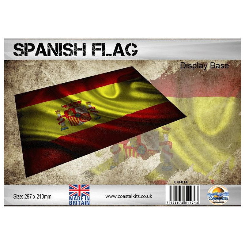 BASE BANDERA ESPAÑOLA (297 x 210 mm) Coastal Kits CKF014 BASE BANDERA ESPAÑOLA (297 x 210 mm) Coastal Kits CKF014