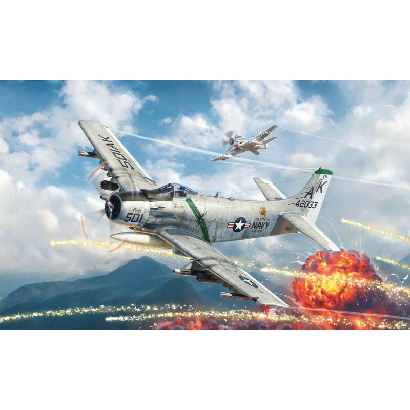 DOUGLAS A-1 H SKYRAIDER -1/48- Italeri 2788 DOUGLAS A-1 H SKYRAIDER -1/48- Italeri 2788