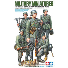 INFANTERIA ALEMANA MEDIADOS WWII - ESCALA 1/35 - TAMIYA 35371