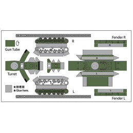 CARRO PESADO KV-1 MODEL 1941 EARLY - ESCALA 1/35 - TAMIYA 35372