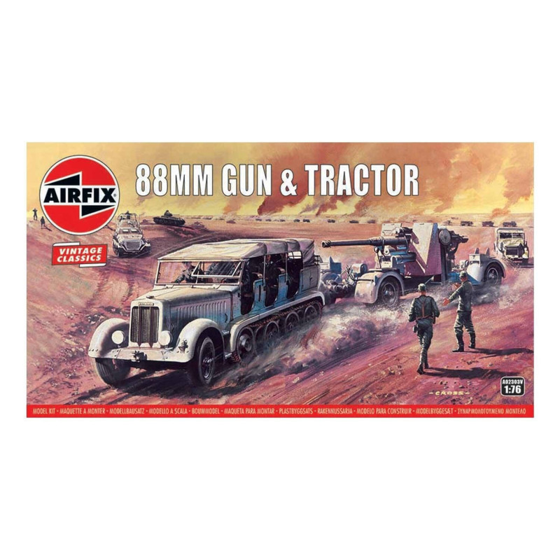 SEMIORUGA & CAÑON FLAK-38 Vintage Classics -Escala 1/76- Airfix A02303V SEMIORUGA & CAÑON FLAK-38 Vintage Classics -Escala 1/76- Airfix A02303V