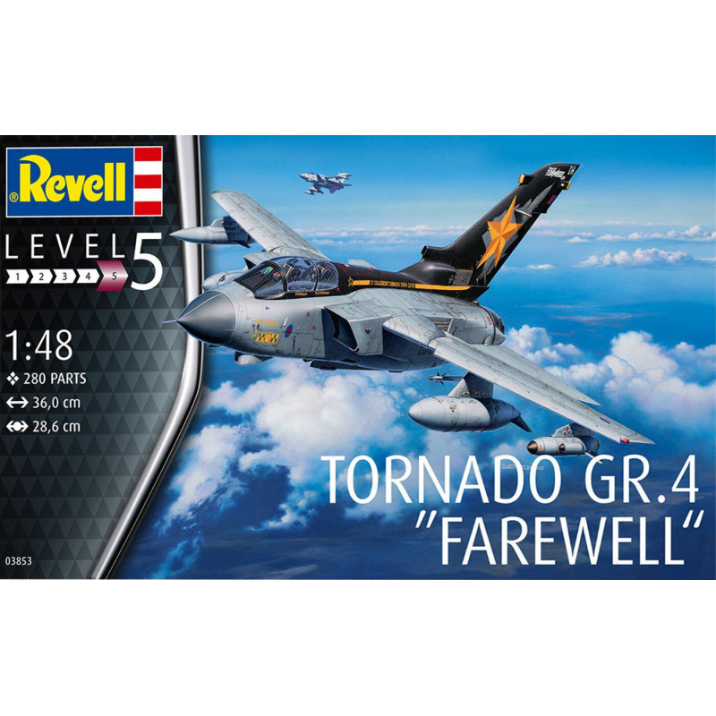 PANAVIA TORNADO Gr.6 Farewell" -Escala 1/48- Revell 03853" PANAVIA TORNADO Gr.6 Farewell" -Escala 1/48- Revell 03853"