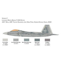 LOCKHEED MARTIN-BOEING F-22 RAPTOR -Escala 1/48- Italeri 2822
