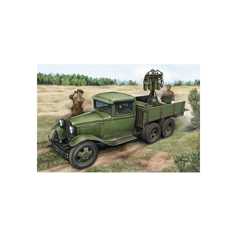 CAMION GAZ-AAA & MONTAJE ANTIAEREO QUAD MAXIM