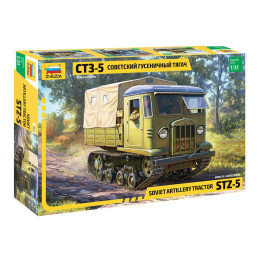 TRACTOR DE ARTILLERIA STZ-5 -Escala 1/35- Zvezda 3663