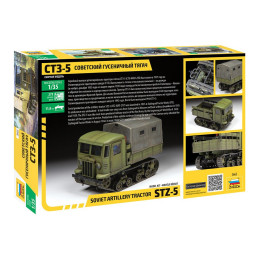 TRACTOR DE ARTILLERIA STZ-5 -Escala 1/35- Zvezda 3663