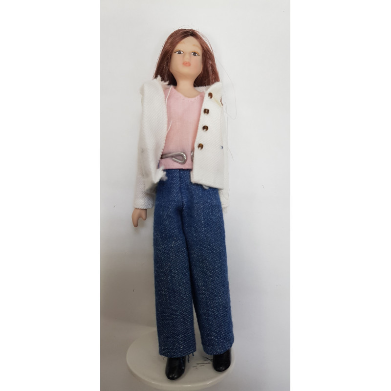 FIGURA CHICA PANTALON VAQUERO escala 1/12. FIGURA CHICA PANTALON VAQUERO escala 1/12.