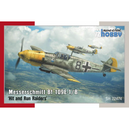 MESSERSCHMITT BF-109E-1/B HIT AND RUN - ESCALA 1/72 - S