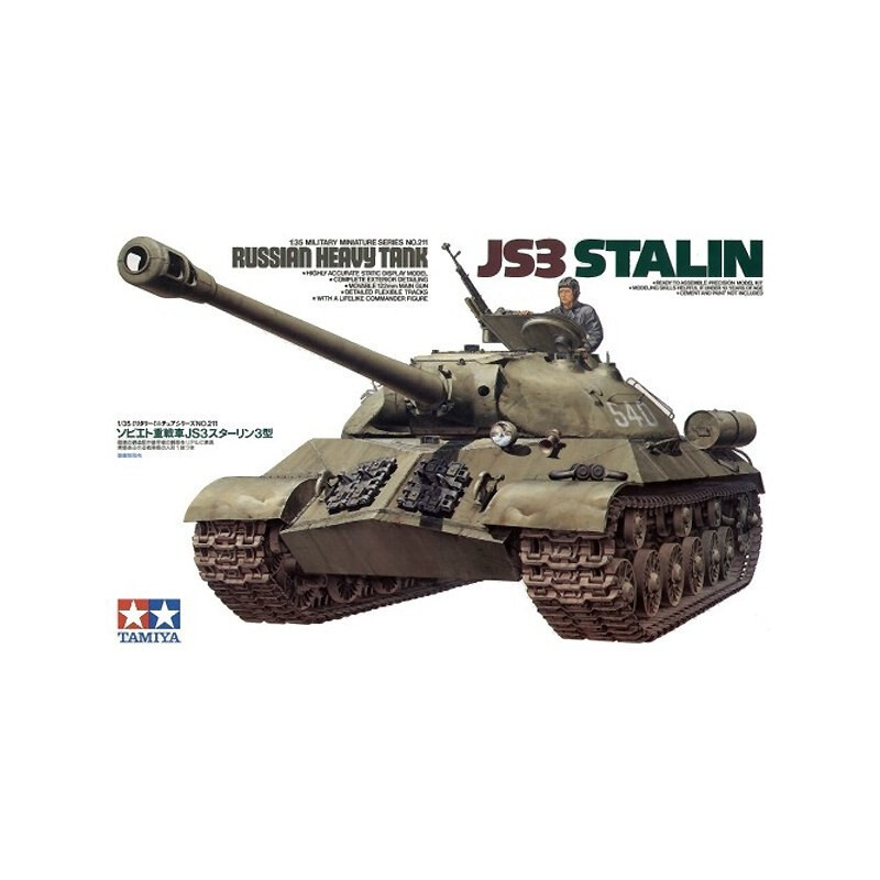 CARRO COMBATE STALIN JS-3 -Escala 1/35- Tamiya 35211 CARRO COMBATE STALIN JS-3 -Escala 1/35- Tamiya 35211