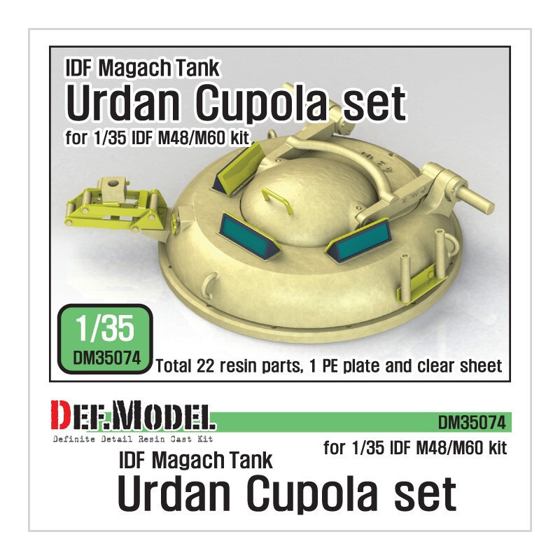 SET CUPULA URDAN MAGACH -Escala 1/35- Def Models DM35074