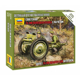OBUS (76 mm) SOVIETICO -Escala 1/72- ZVEZDA 6145