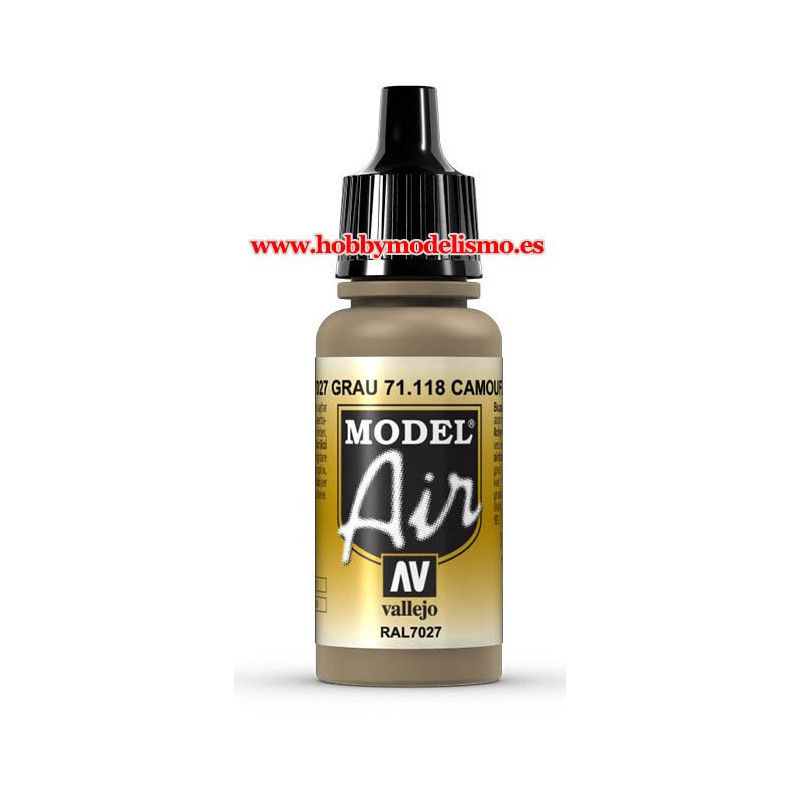PINTURA ACRILICA CAMUFLAJE GRIS (17 ml) RAL 7027 PINTURA ACRILICA CAMUFLAJE GRIS (17 ml) RAL 7027