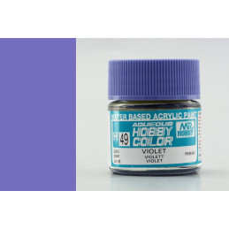 PINTURA AQUEOUS VIOLETA BRILLANTE (10 ml) - Mr Color / Gunze Sangyo H-49 PINTURA AQUEOUS VIOLETA BRILLANTE (10 ml) - Mr Color / Gunze Sangyo H-49