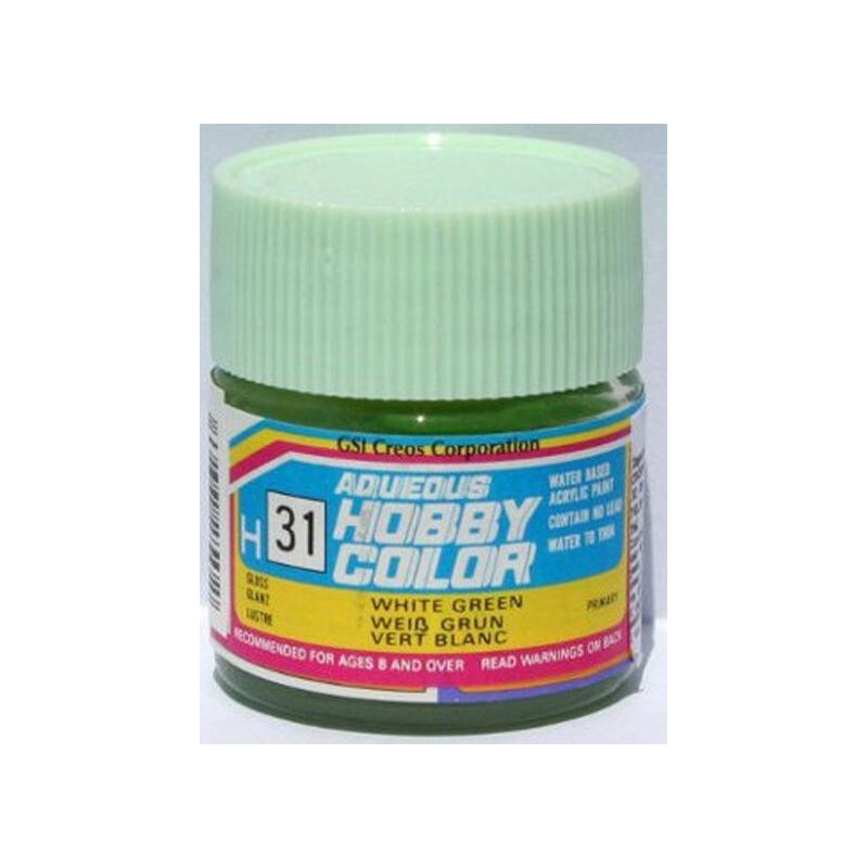 PINTURA ACRLICA BRILLANTE VERDE BLANCO (10 ml) PINTURA ACRLICA BRILLANTE VERDE BLANCO (10 ml)