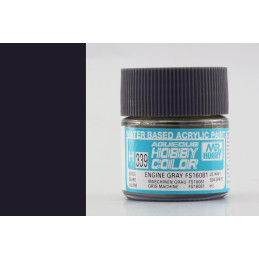 PINTURA AQUEOUS ENGINE GREY BRILLANTE (10 ml) Mr Color / Gunze Sangyo H-339 PINTURA AQUEOUS ENGINE GREY BRILLANTE (10 ml) Mr Color / Gunze Sangyo H-339