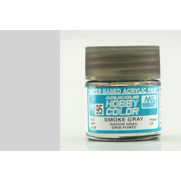 PINTURA AQUEOUS HUMO NEGRO TRANSPARENTE (10 ml) - Mr Color / Gunze Sangyo H-095