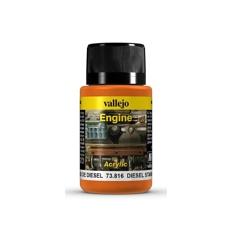Weathering Effects: EFECTO MANCHAS DIESEL 40 ml - VALLEJO 73816 Weathering Effects: EFECTO MANCHAS DIESEL 40 ml - VALLEJO 73816
