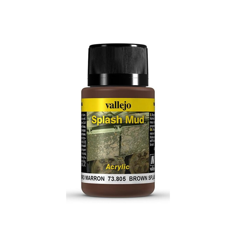 Weathering Effects: SALPICADURA BARRO MARRON 40 ml - VALLEJO 73805 Weathering Effects: SALPICADURA BARRO MARRON 40 ml - VALLEJO 73805