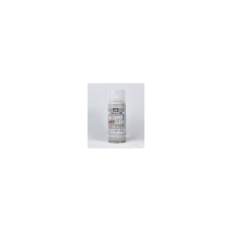 SPRAY BARNIZ MATE (170 ml) -Mr. SUPER CLEAR FLAT UV CUT - Gunze Sagyo B523:800 SPRAY BARNIZ MATE (170 ml) -Mr. SUPER CLEAR FLAT UV CUT - Gunze Sagyo B523:800