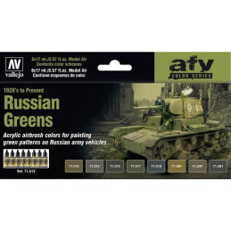 AFV Series: RUSSIAN GREEN (1928 - Presente) - Acrylicos Vallejo 71613