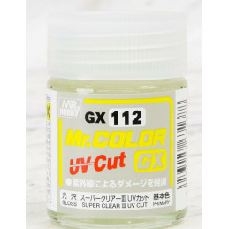 COLOR ACRILICO SUPER CLEAR III UV MATE (18 ml) - Mr. Color GX112