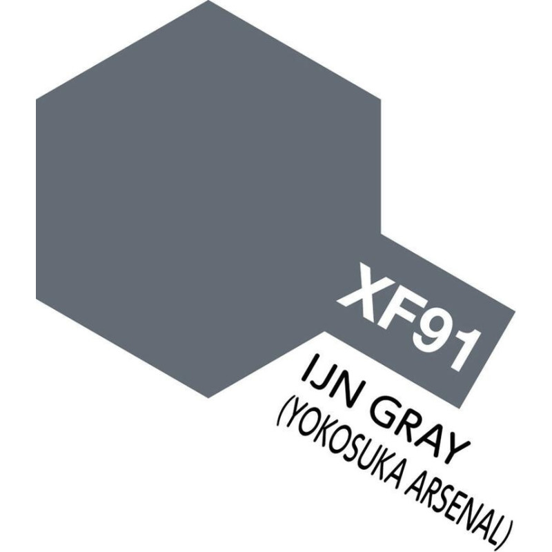 PINTURA ACRILICA IJN GRIS Yamato" MATE XF-91 (10 ml) - Tamiya 81791" PINTURA ACRILICA IJN GRIS Yamato" MATE XF-91 (10 ml) - Tamiya 81791"