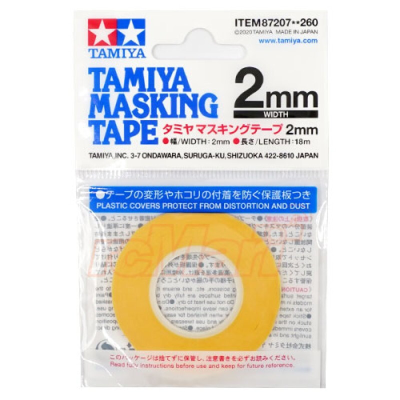 CINTA DE ENMASCARAR 3mm (18mts) TAMIYA 87208