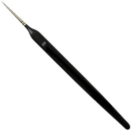 PINCEL MARTA ROJA Nº 2/0 MANGO TRIANGULAR DISMOER 29005