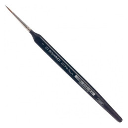 PINCEL MARTA ROJA Nº 1 MANGO TRIANGULAR DISMOER 29007